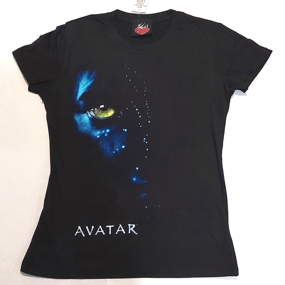 Takecover Tops - 2009 Avatar Women's Junior Black Short Sleeved T-shirt NWT Size M/M